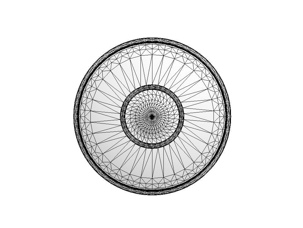 Viking Shield 3 Low-poly 3D model_8