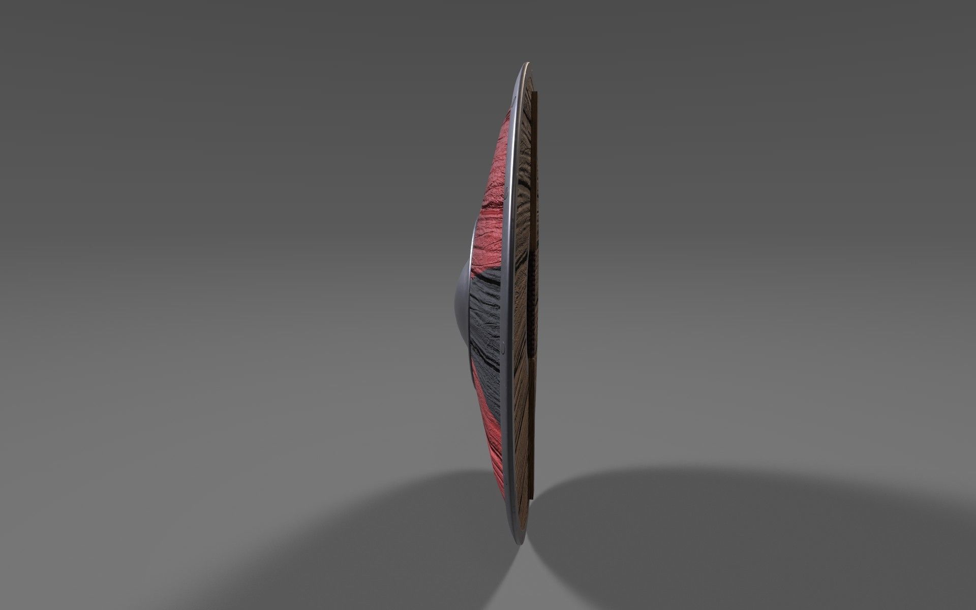 Viking Shield 3 Low-poly 3D model_2