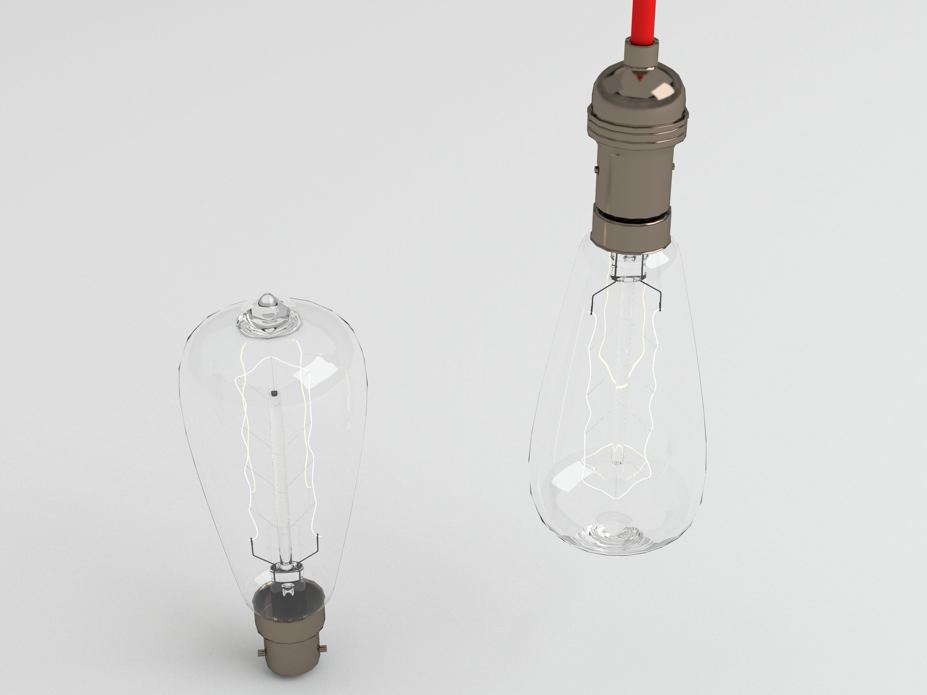 Bulb light 14 3D model_2
