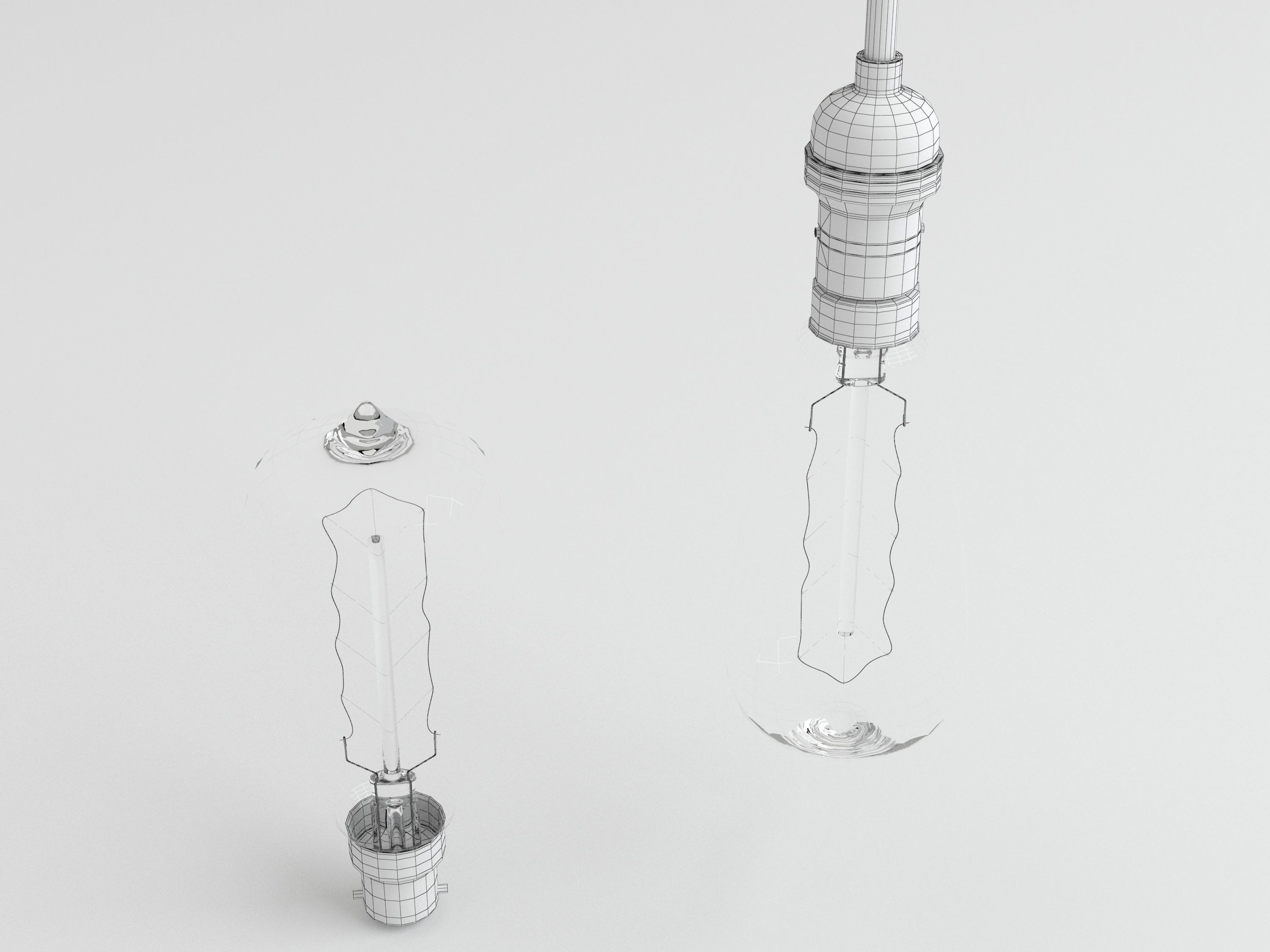 Bulb light 14 3D model_3