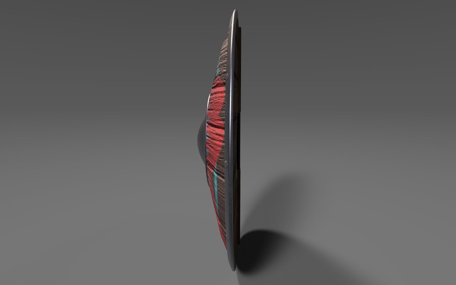 Viking Shield 5 Low-poly 3D model_2