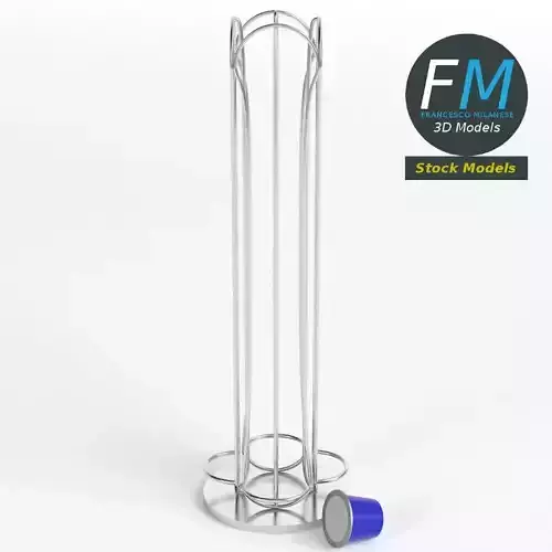 Coffee capsule with stand