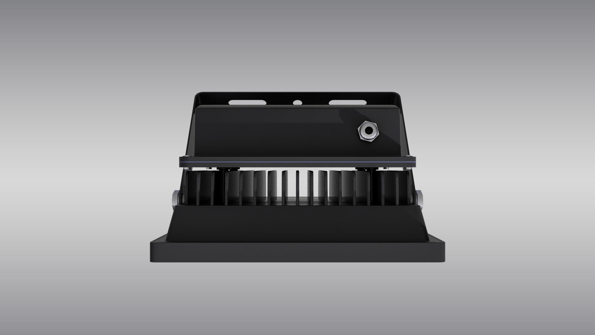 LED Floodlight Low-poly 3D model_3