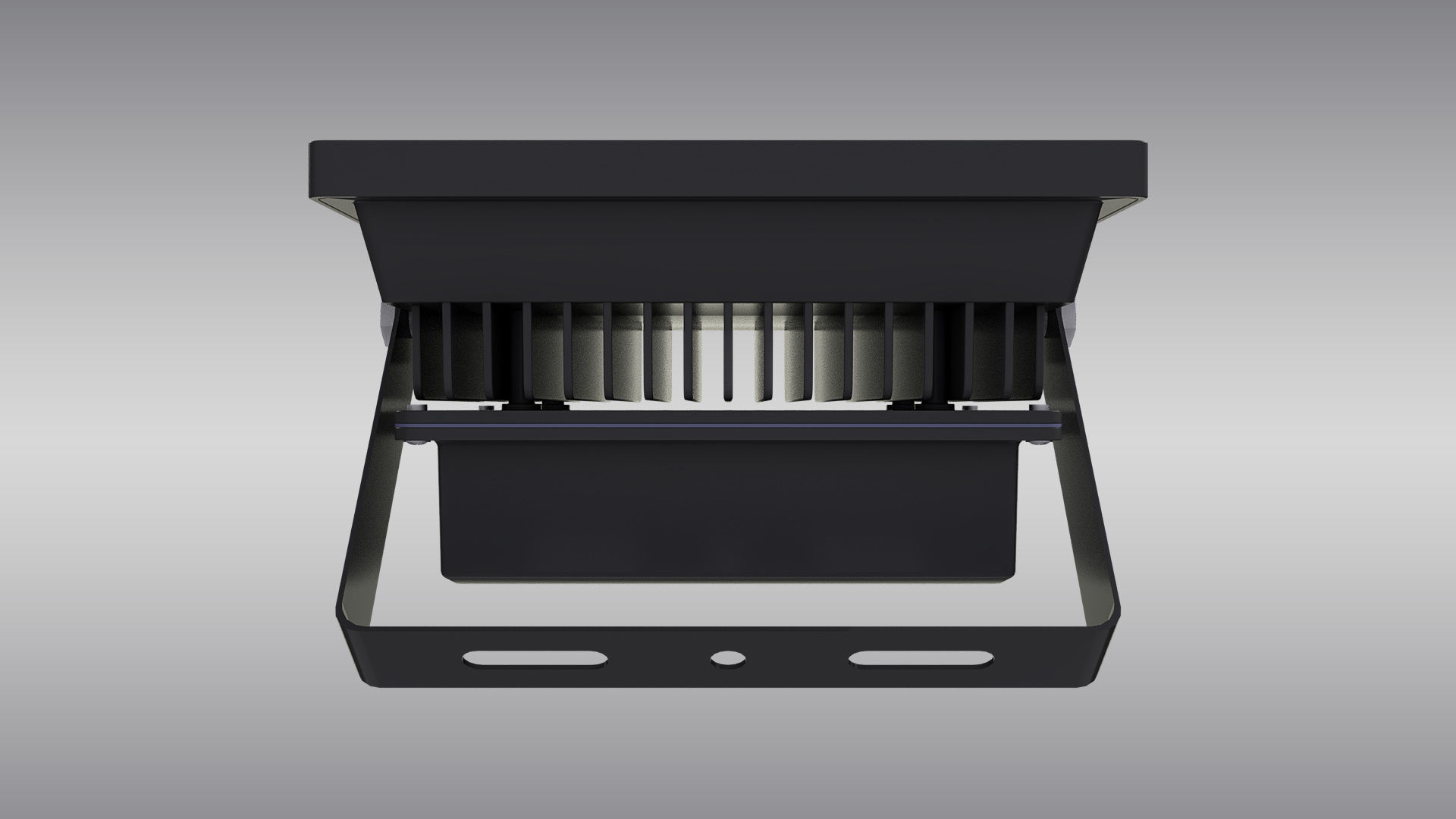 LED Floodlight Low-poly 3D model_8