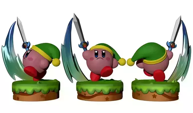 Kirby Link FanArt 3D print model