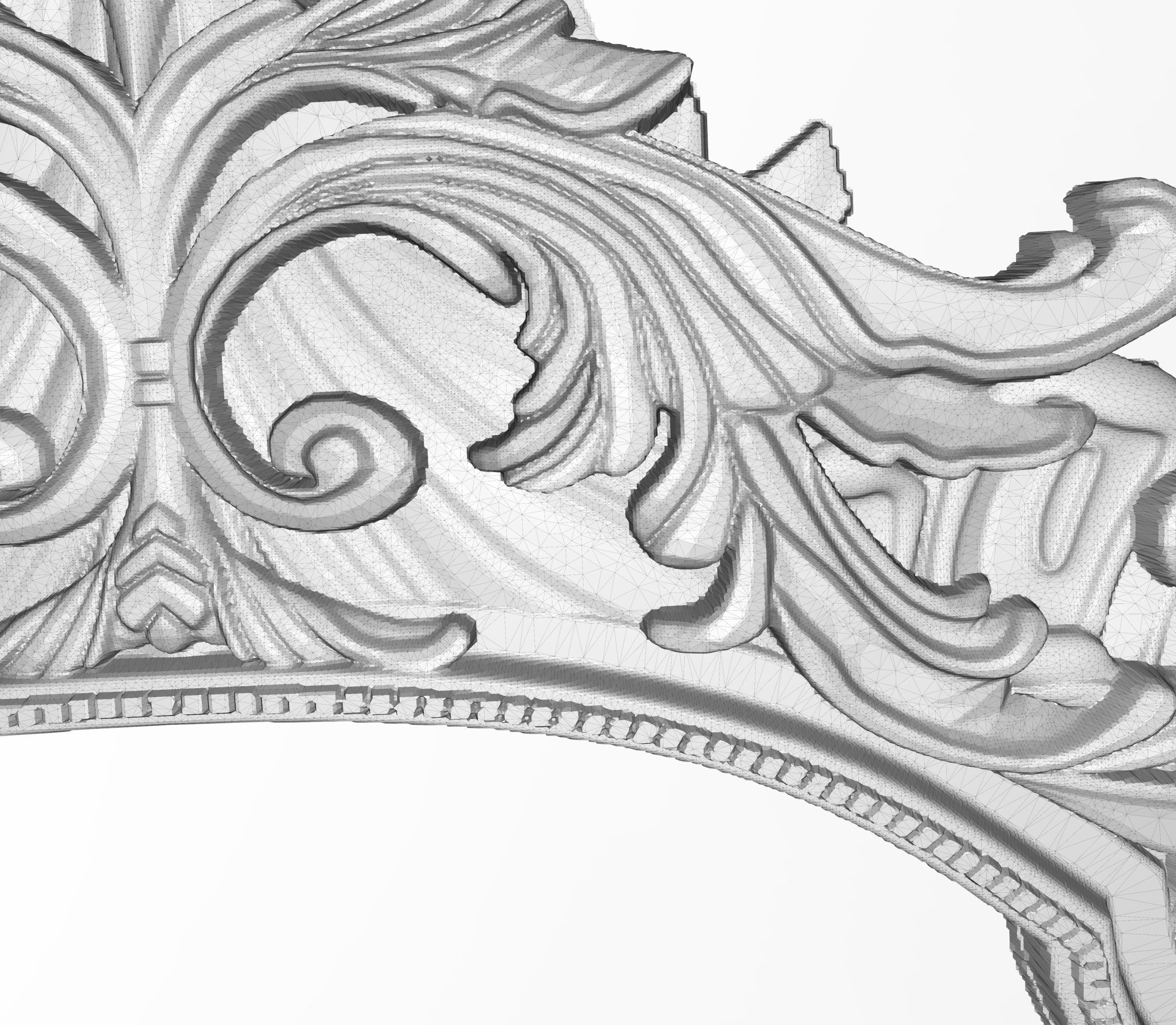 Carved Picture Frame 3D model_7