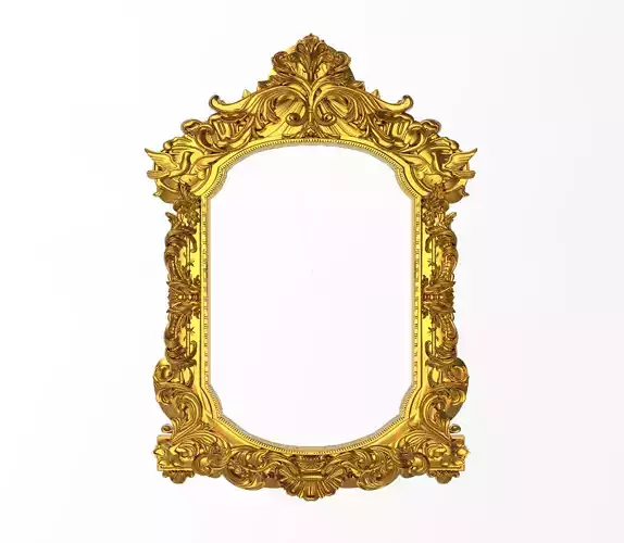 Carved Picture Frame 3D model