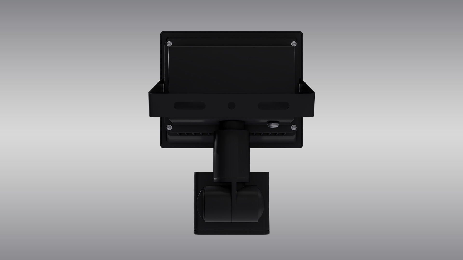 LED Floodlight with Motion Sensor Low-poly 3D model_5