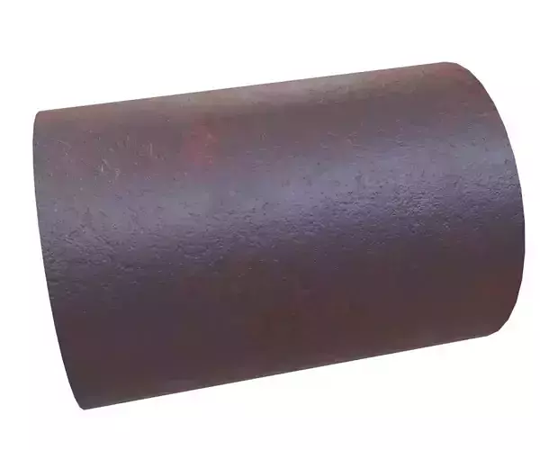 lowpoly pipe rusty metal tube Low-poly 3D model