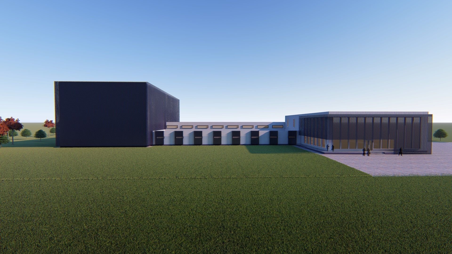 Industrial building 3D model_3