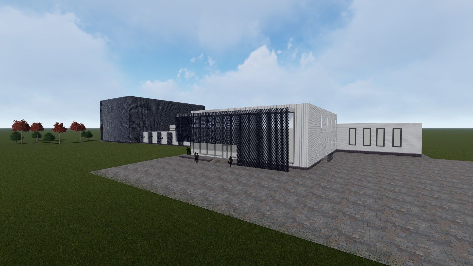 Industrial building 3D model_1