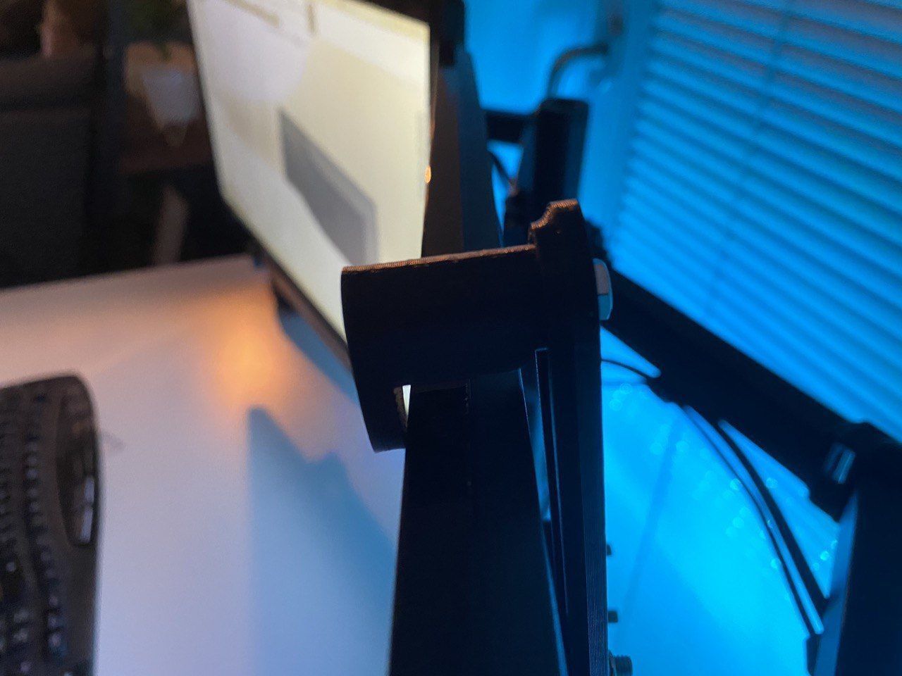 Vesa Adapter Mount For Monitors Without Back Holes 3D print model_4