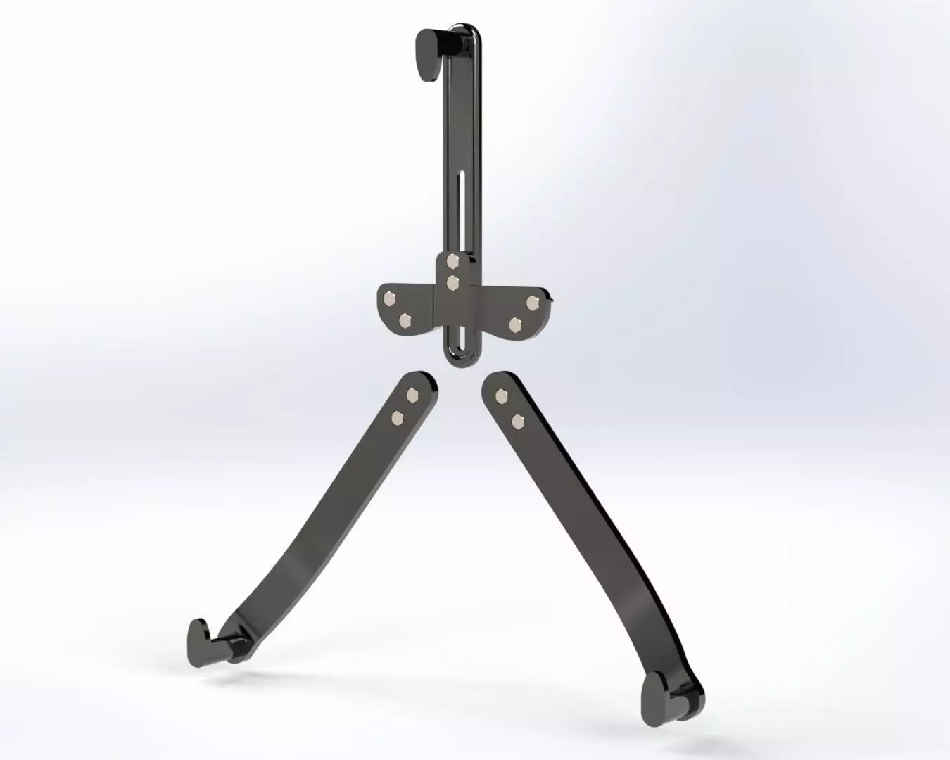 Vesa Adapter Mount For Monitors Without Back Holes 3D print model_0