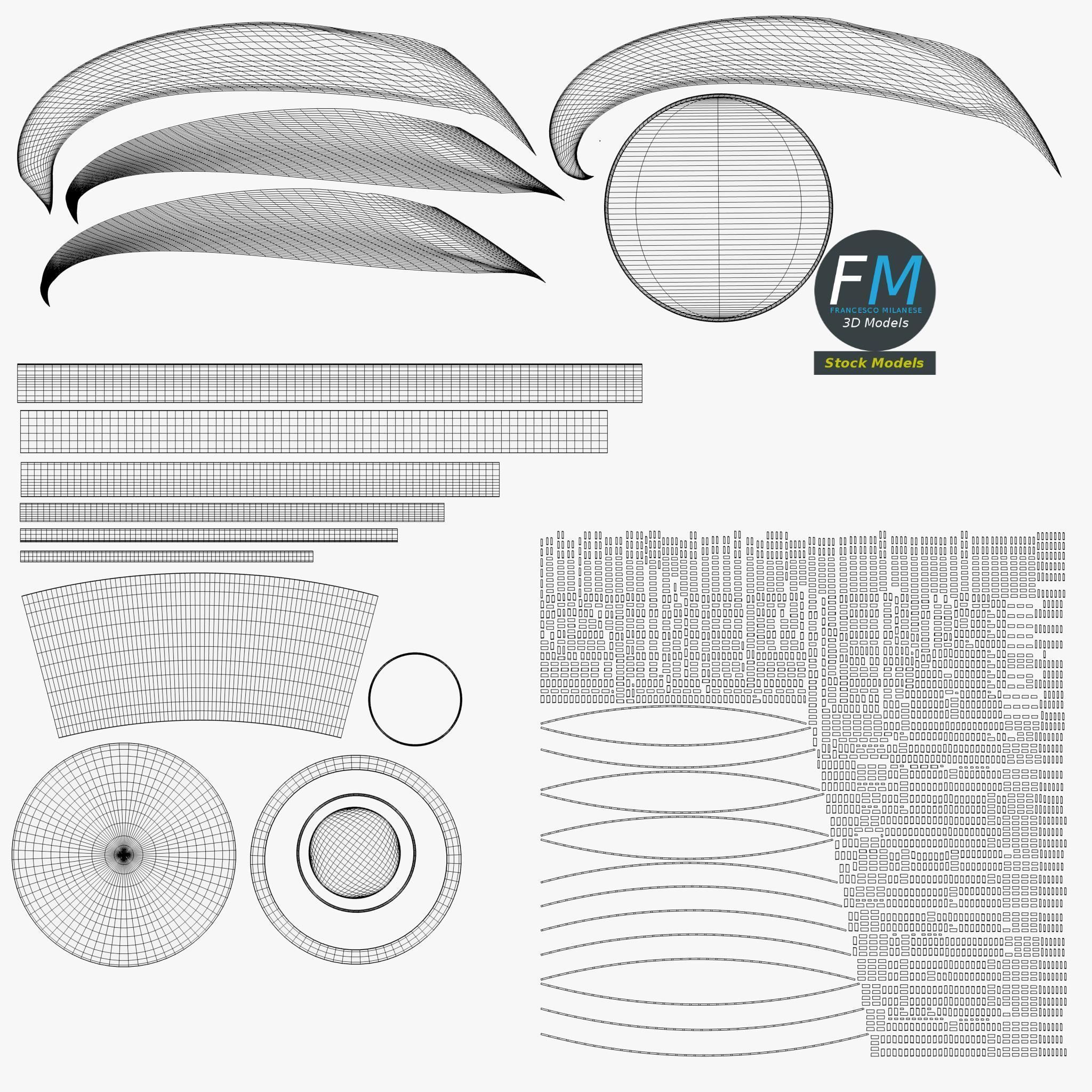 Stylized ice cream cone 2 3D model_11