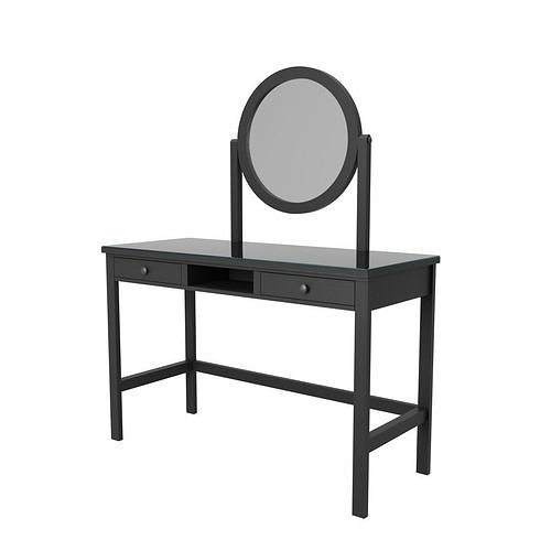 Ikea HEMNES Dressing table dresser with mirror 3D model