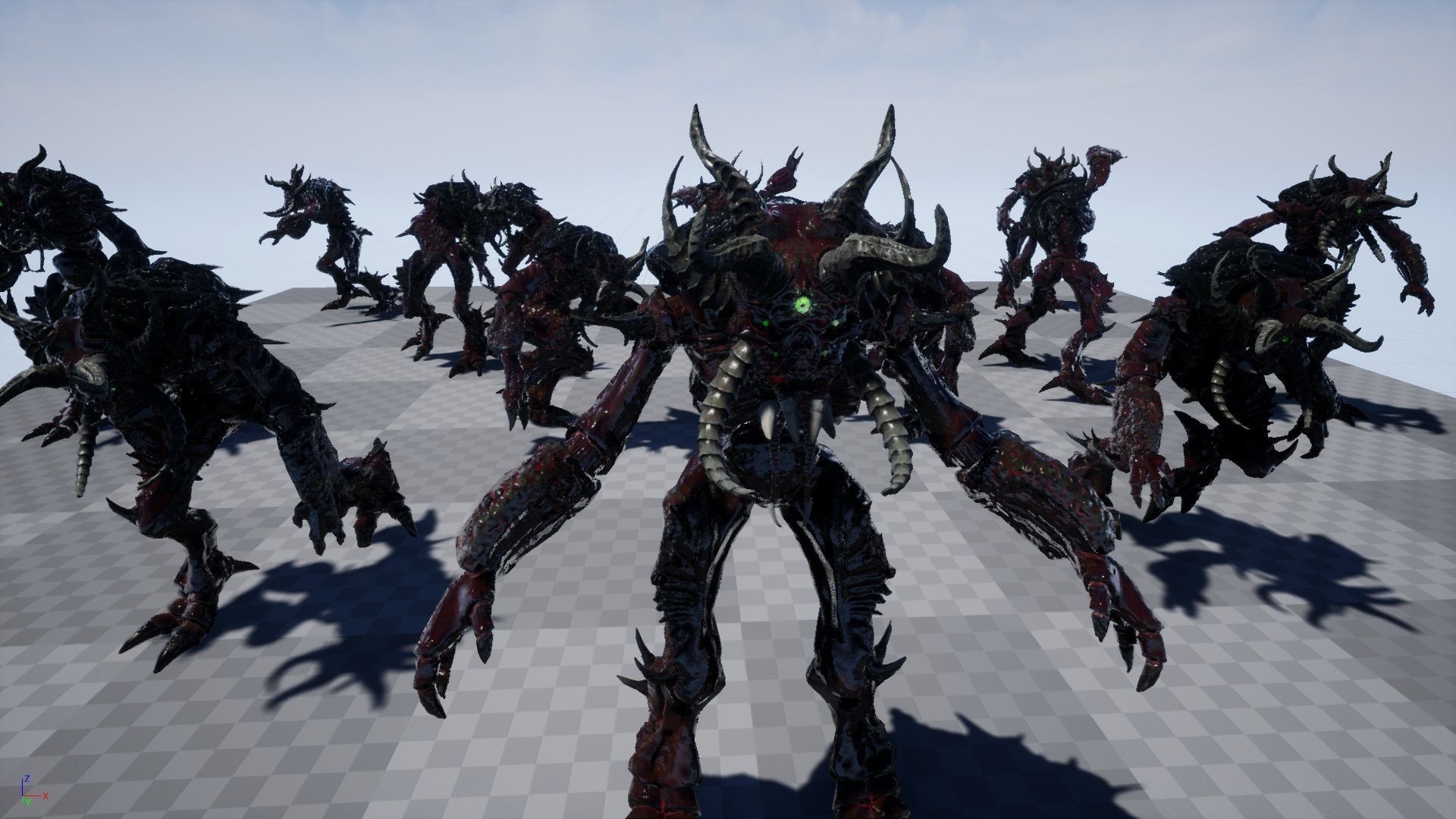 Demon Insect Low-poly 3D model_23