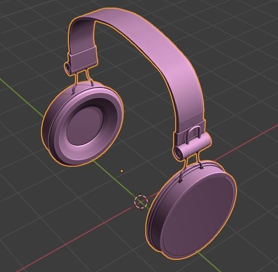 Bluetooth headphones 3D model_6