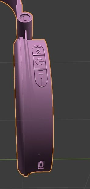 Bluetooth headphones 3D model_9