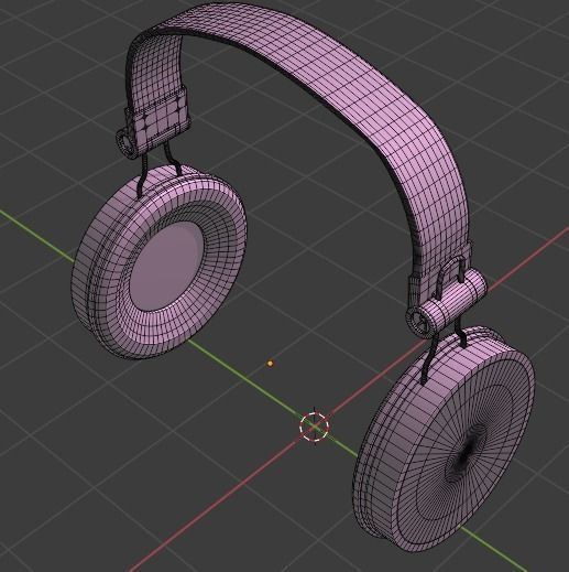 Bluetooth headphones 3D model_7