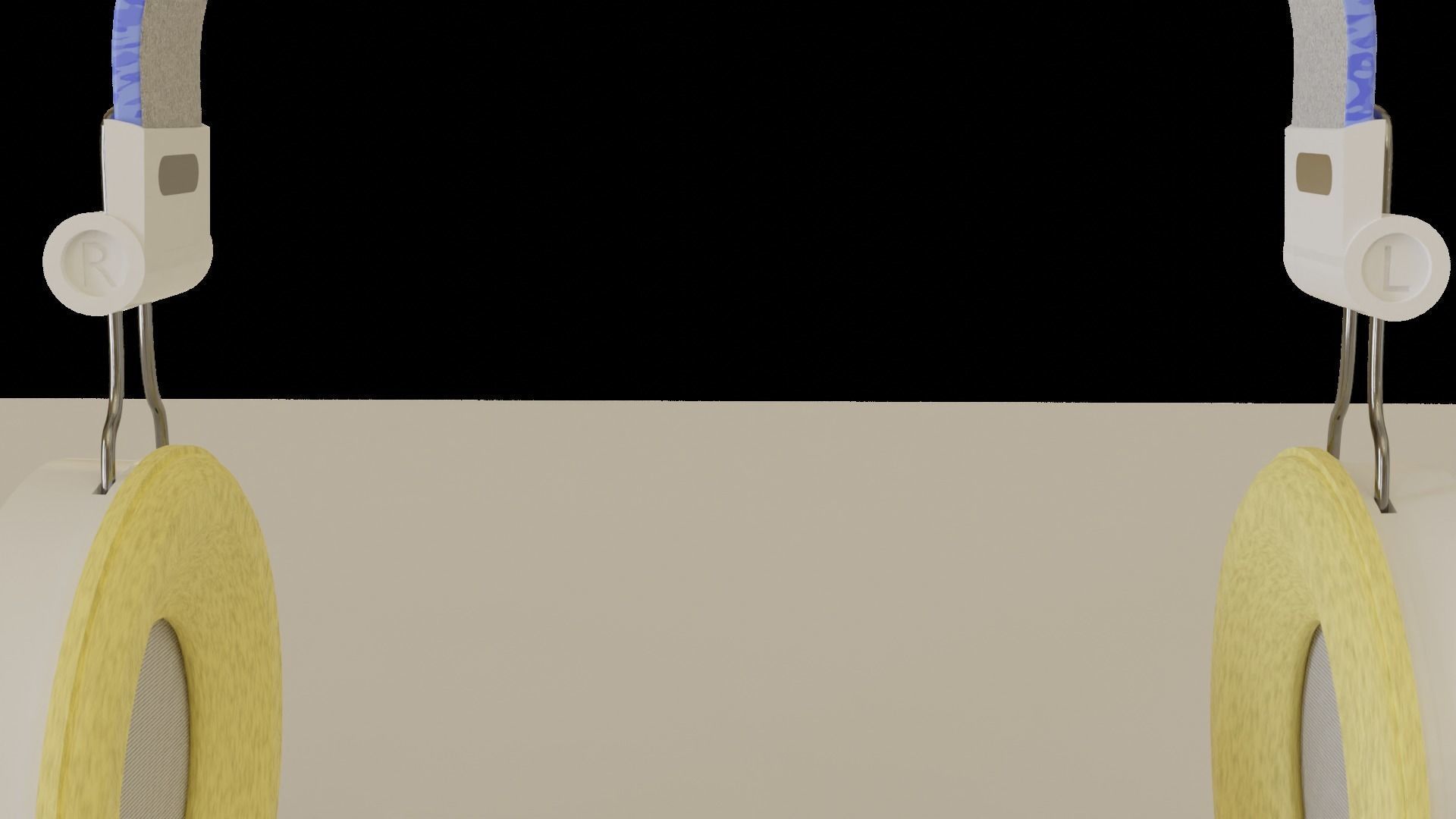 Bluetooth headphones 3D model_3