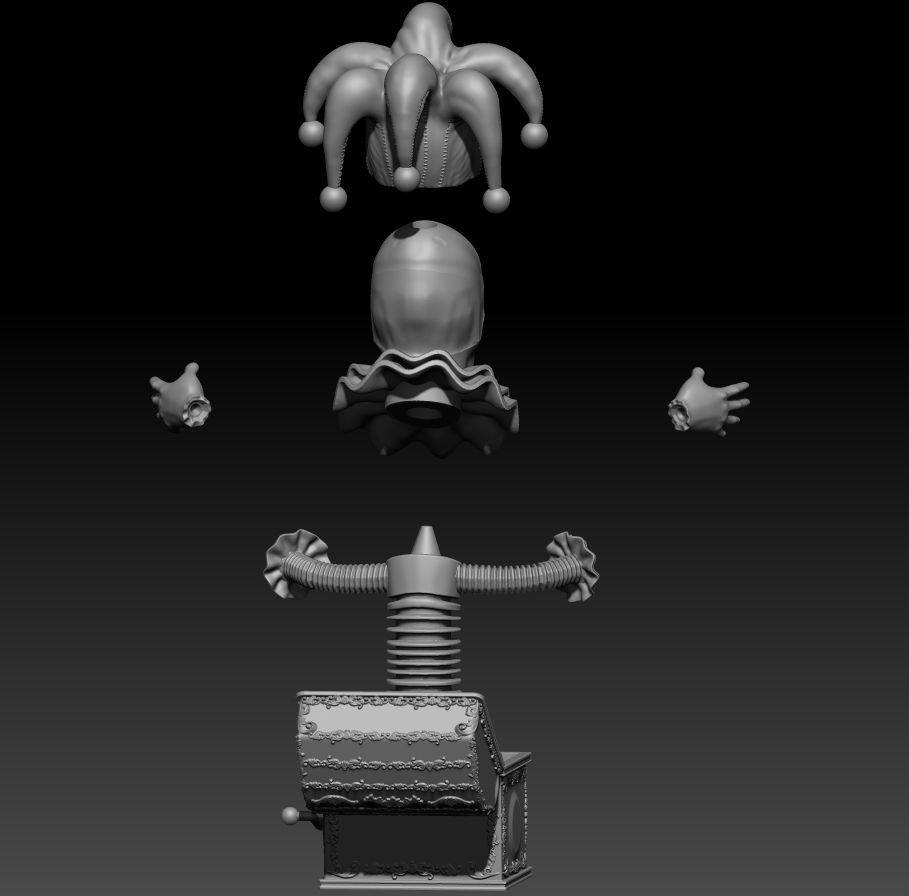Clown Box 3D print model_6