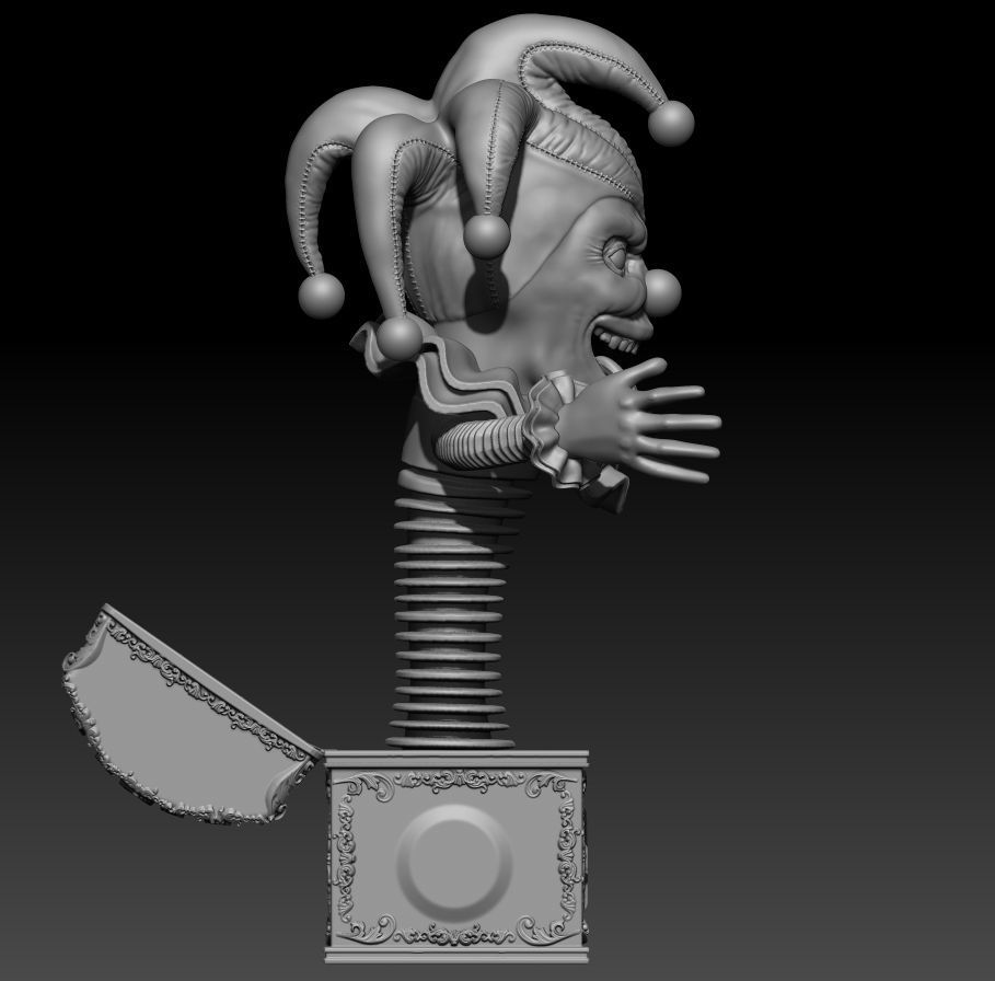 Clown Box 3D print model_3
