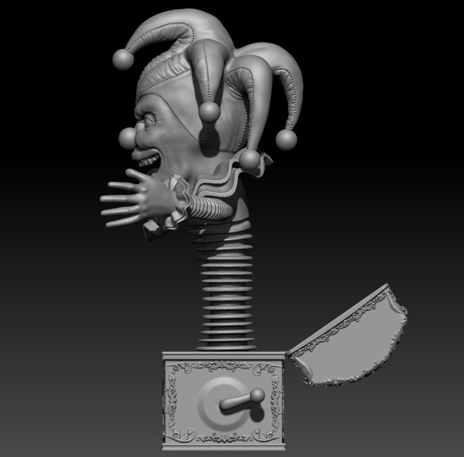 Clown Box 3D print model_5