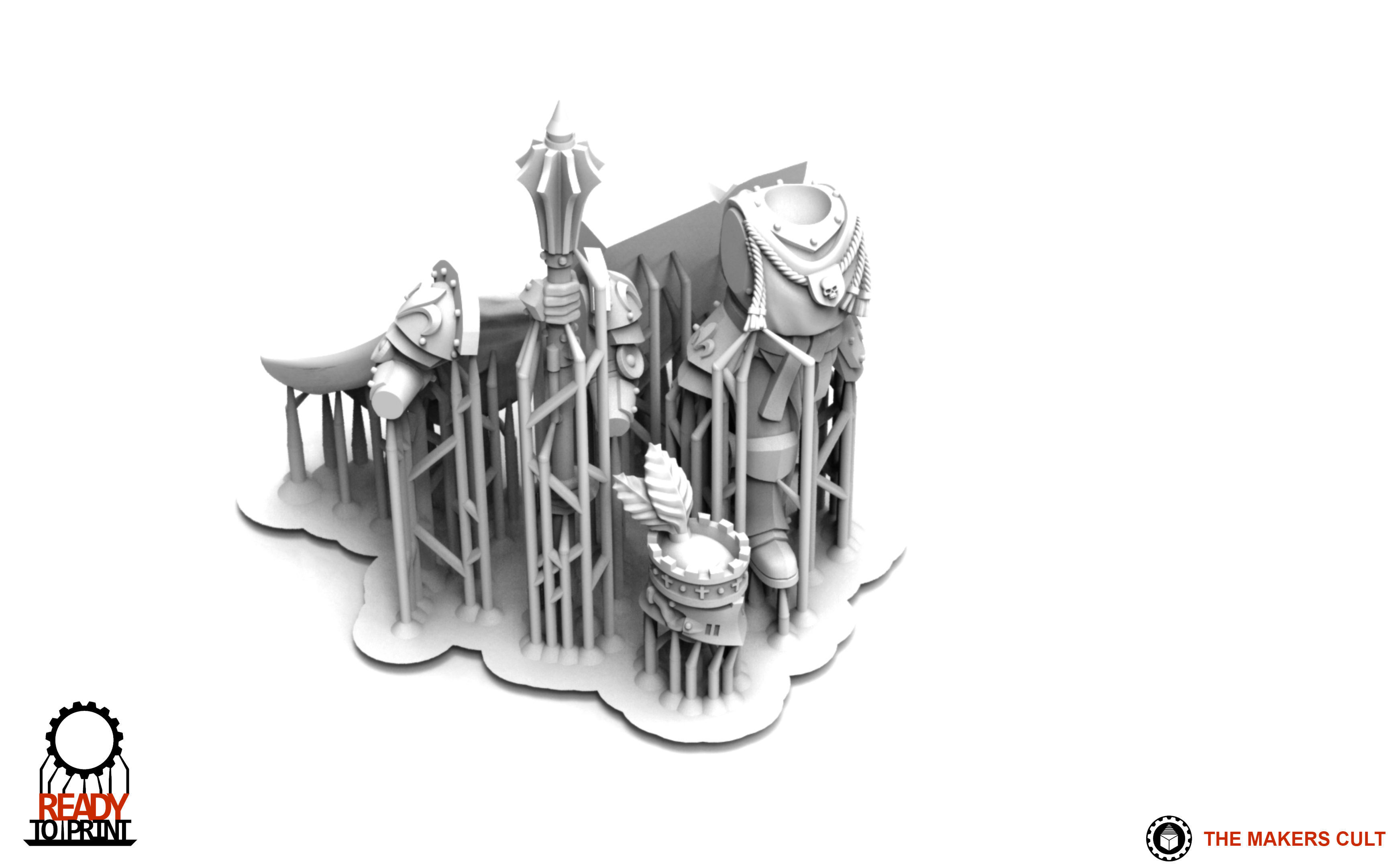 Feudal Guard - Lord Commander Rook 3D print model_1