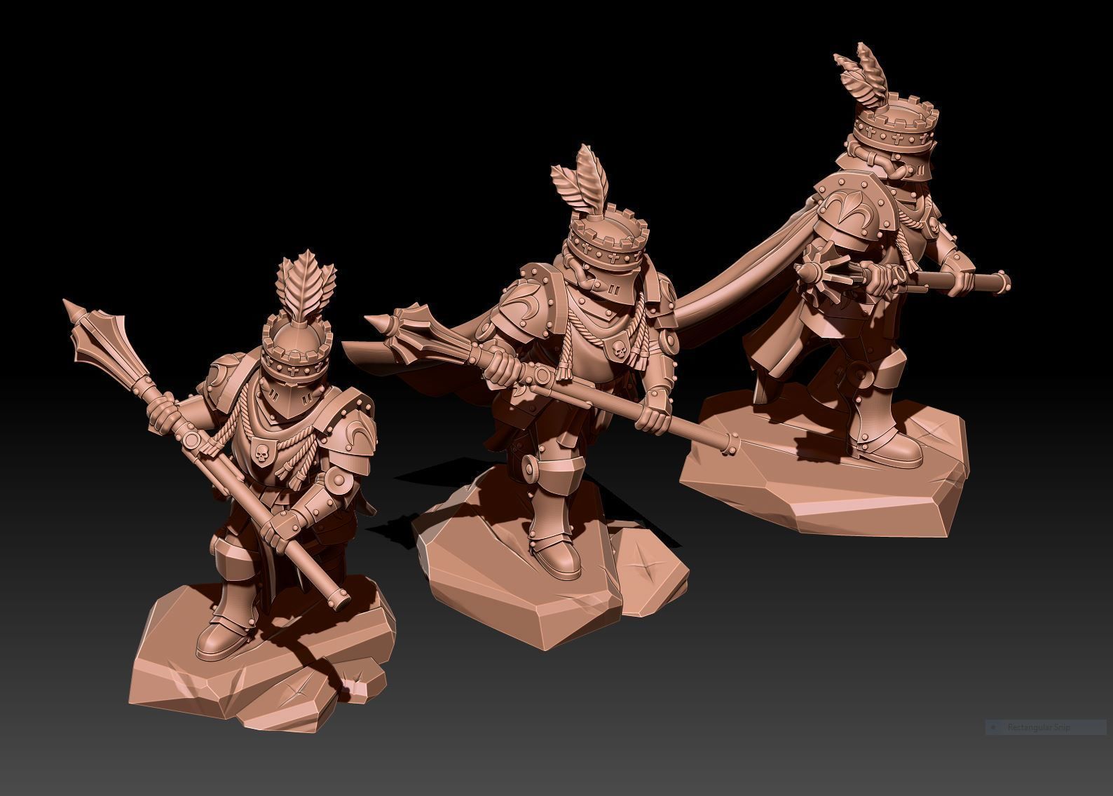 Feudal Guard - Lord Commander Rook 3D print model_3