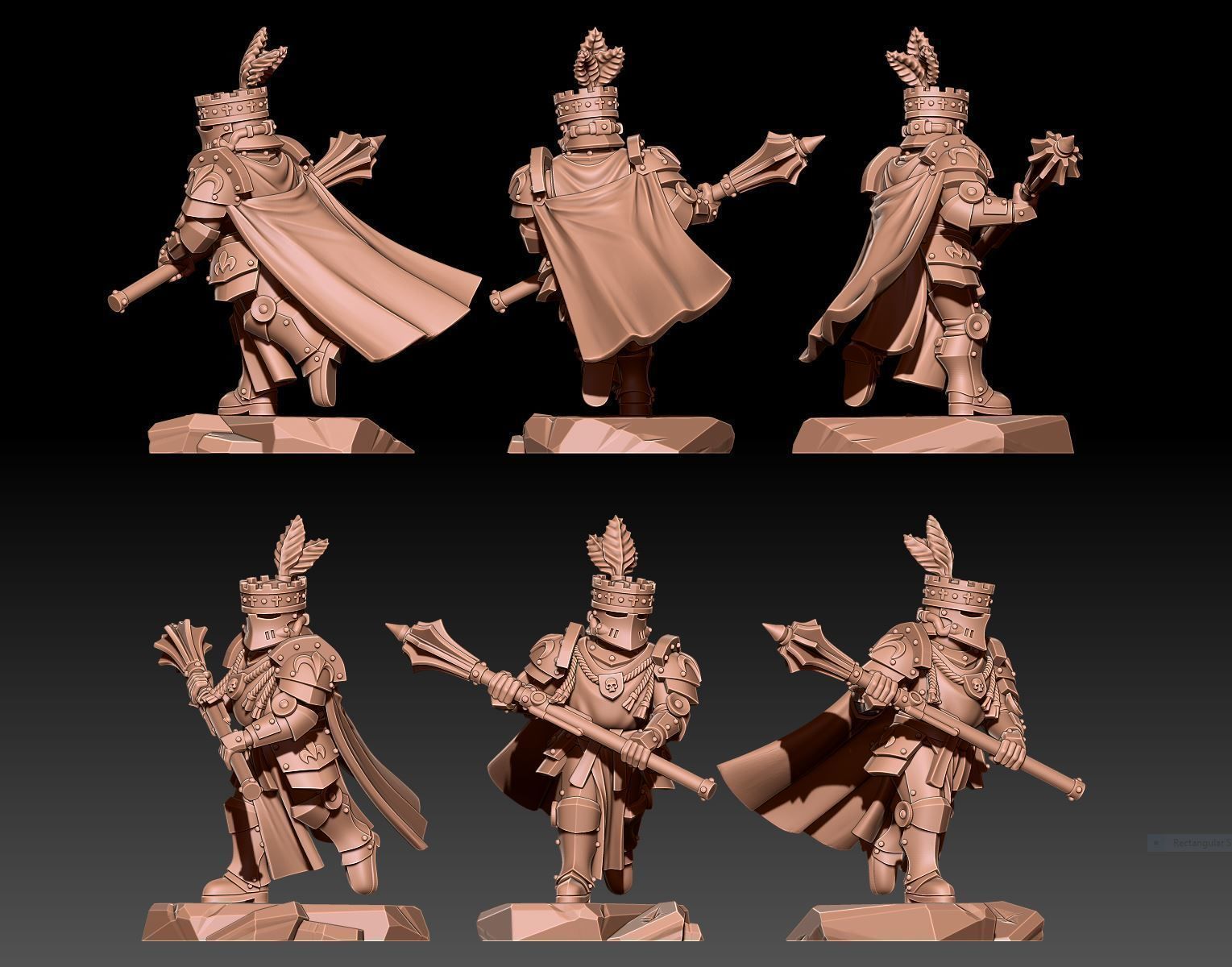 Feudal Guard - Lord Commander Rook 3D print model_2