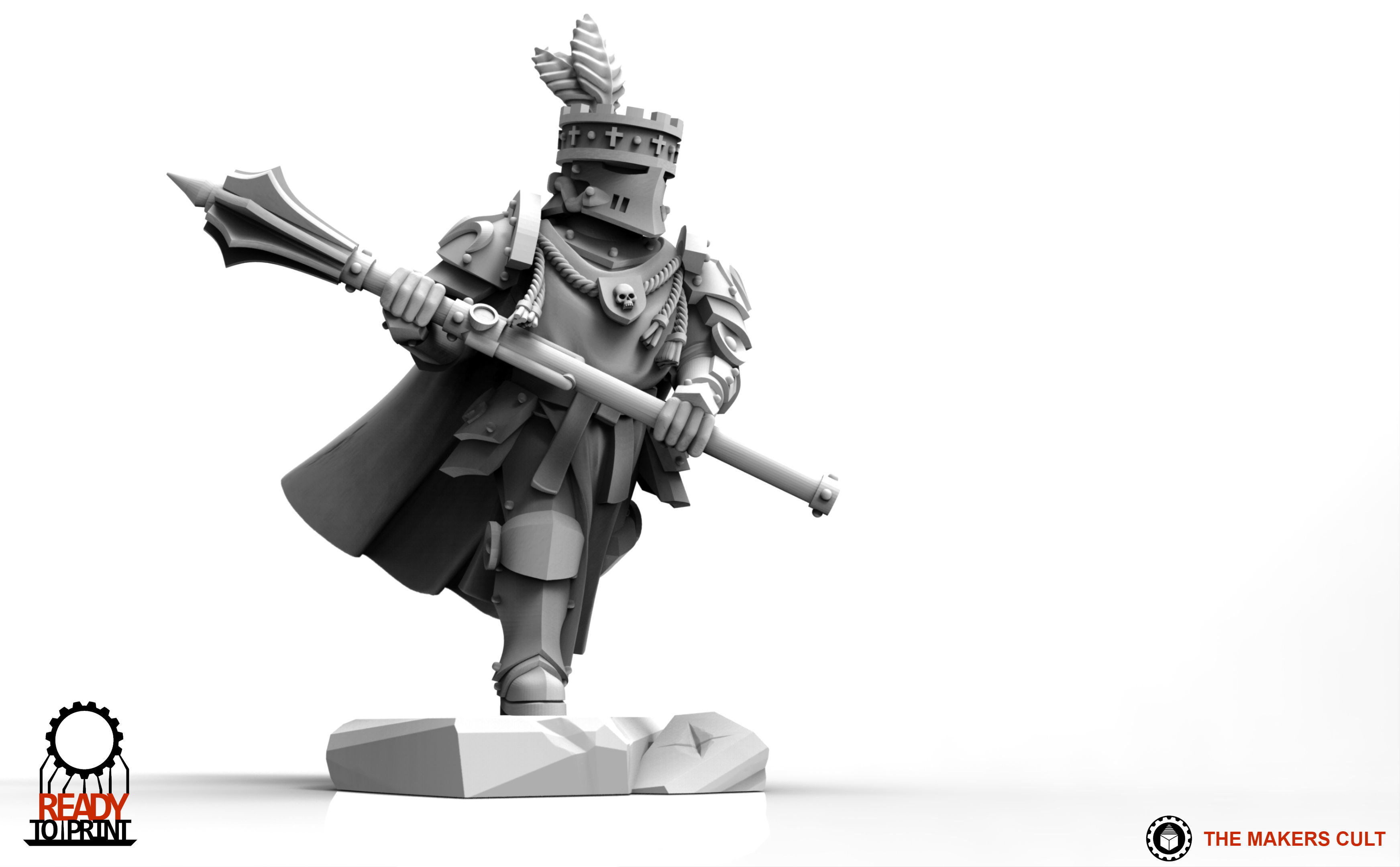 Feudal Guard - Lord Commander Rook 3D print model_8