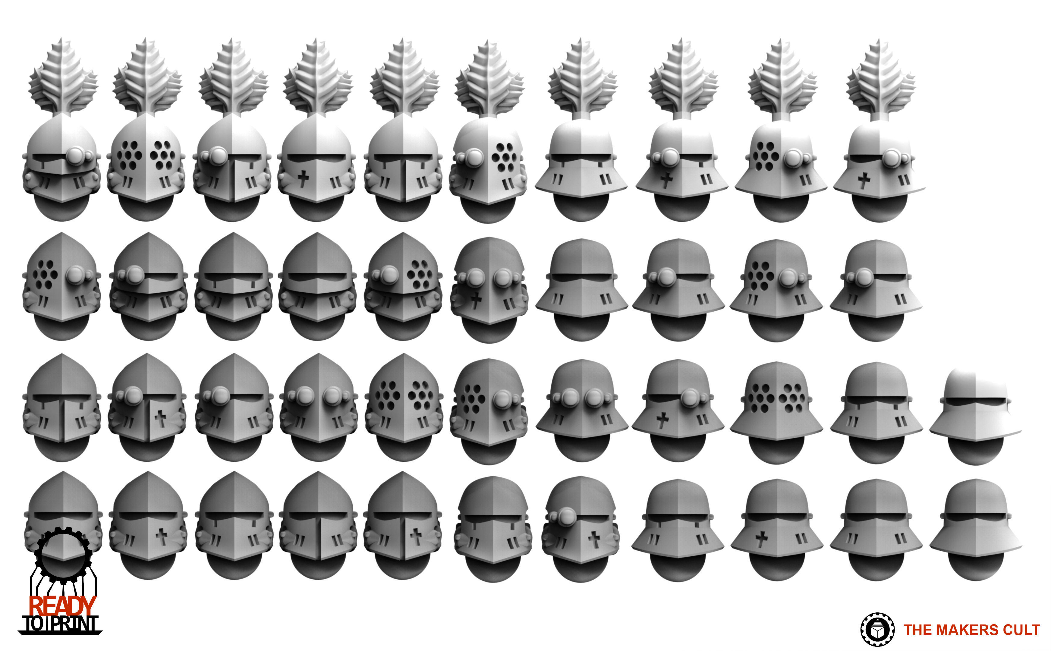 Feudal Guard - Upgrade Pack 1 3D print model_2