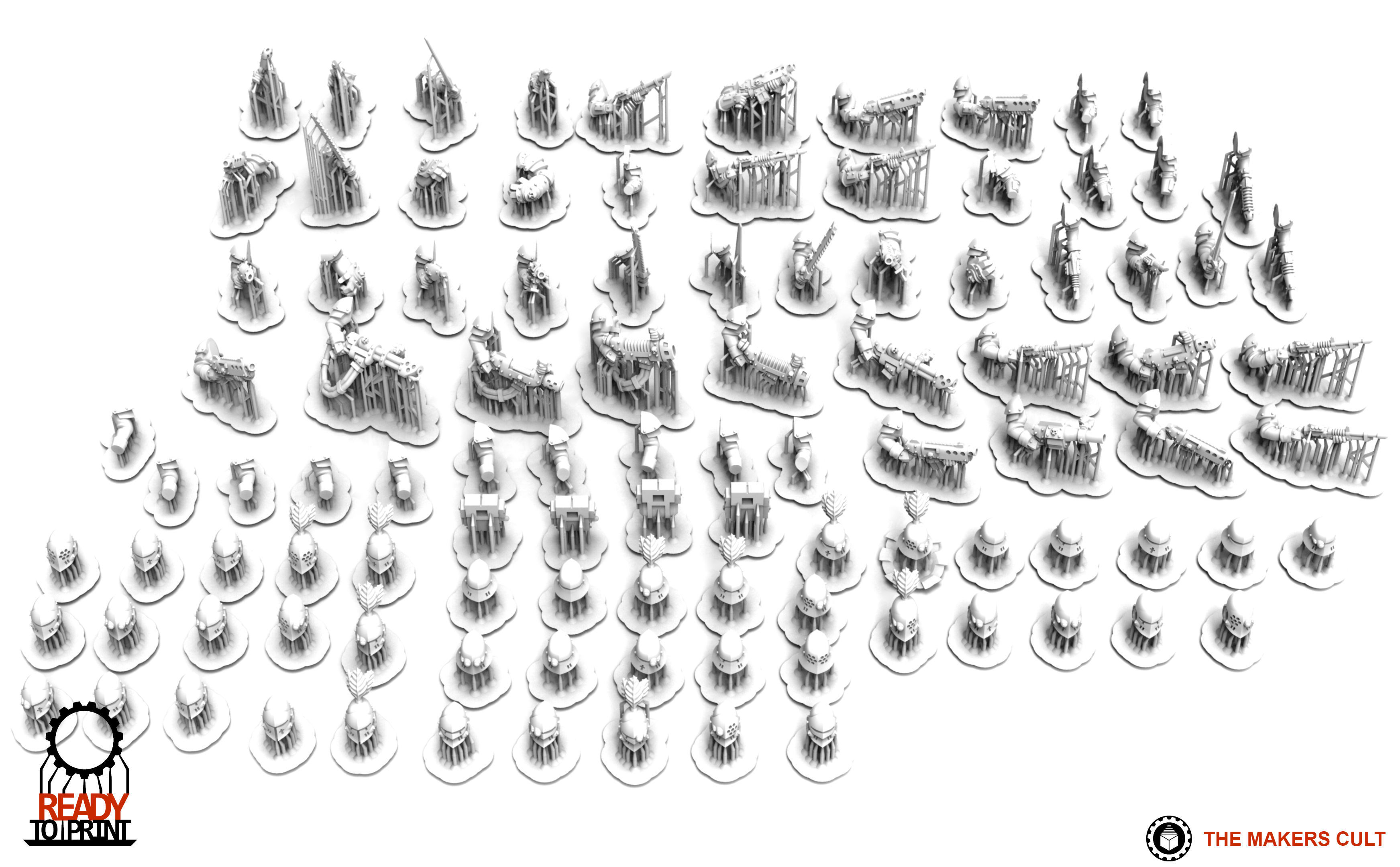 Feudal Guard - Upgrade Pack 1 3D print model_1