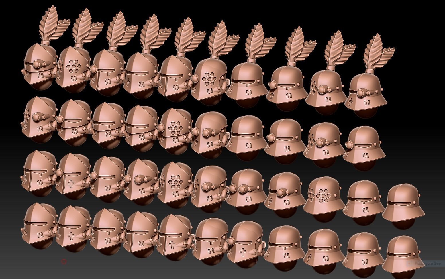 Feudal Guard - Upgrade Pack 1 3D print model_4