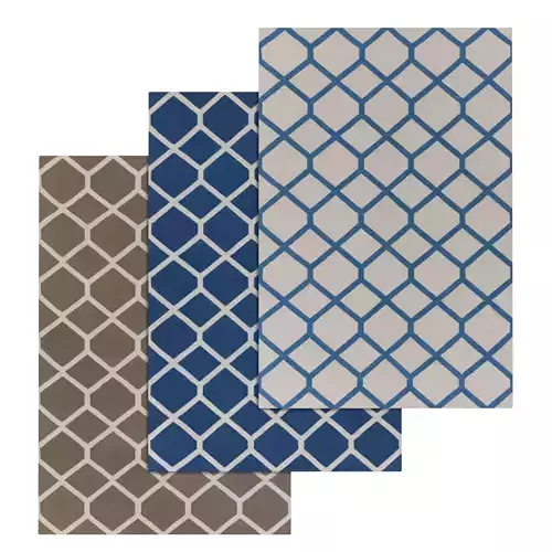 Rug Set 1178 3D model
