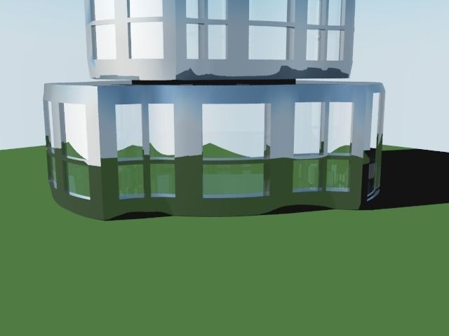 Skyscraper 3D polygonal 3D model_2