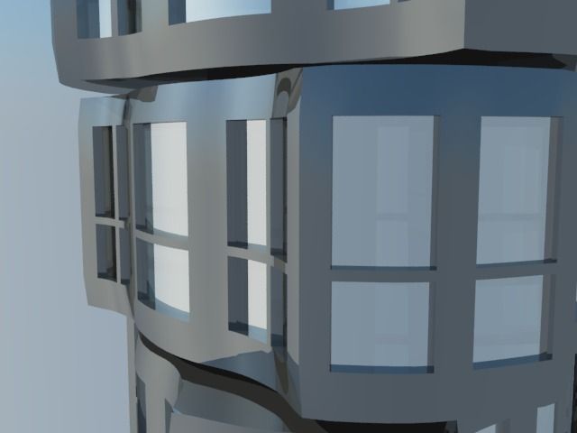 Skyscraper 3D polygonal 3D model_7