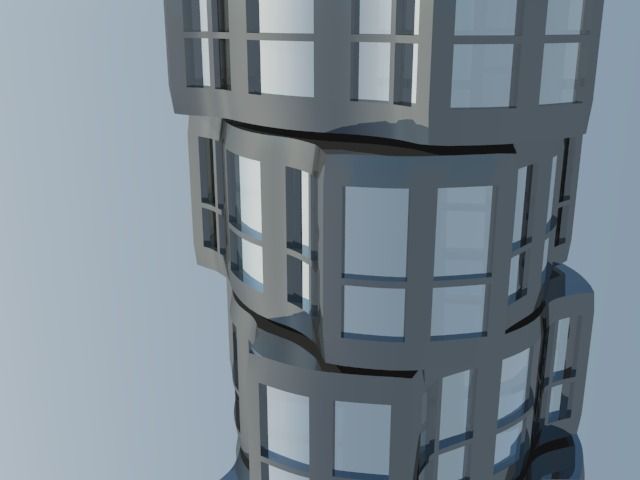 Skyscraper 3D polygonal 3D model_11
