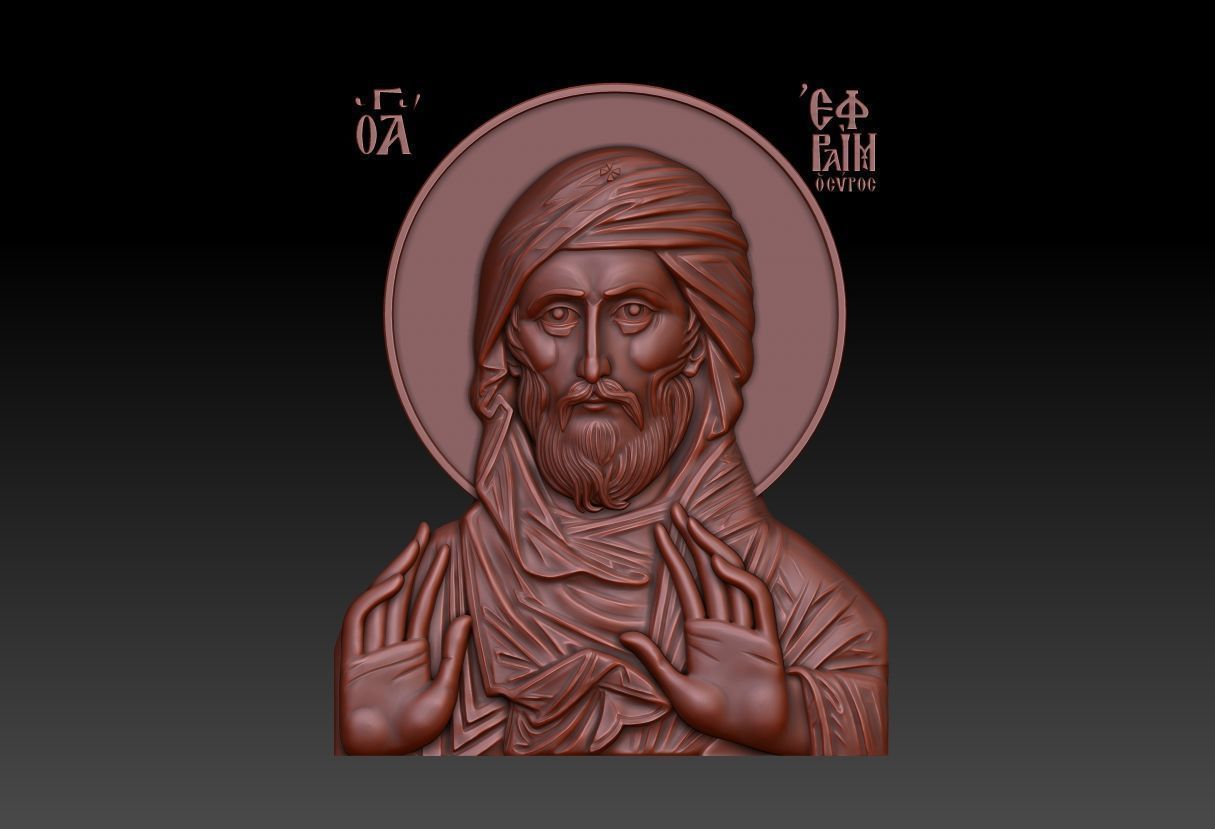 Saint Ephraim the Syrian 3D model_10