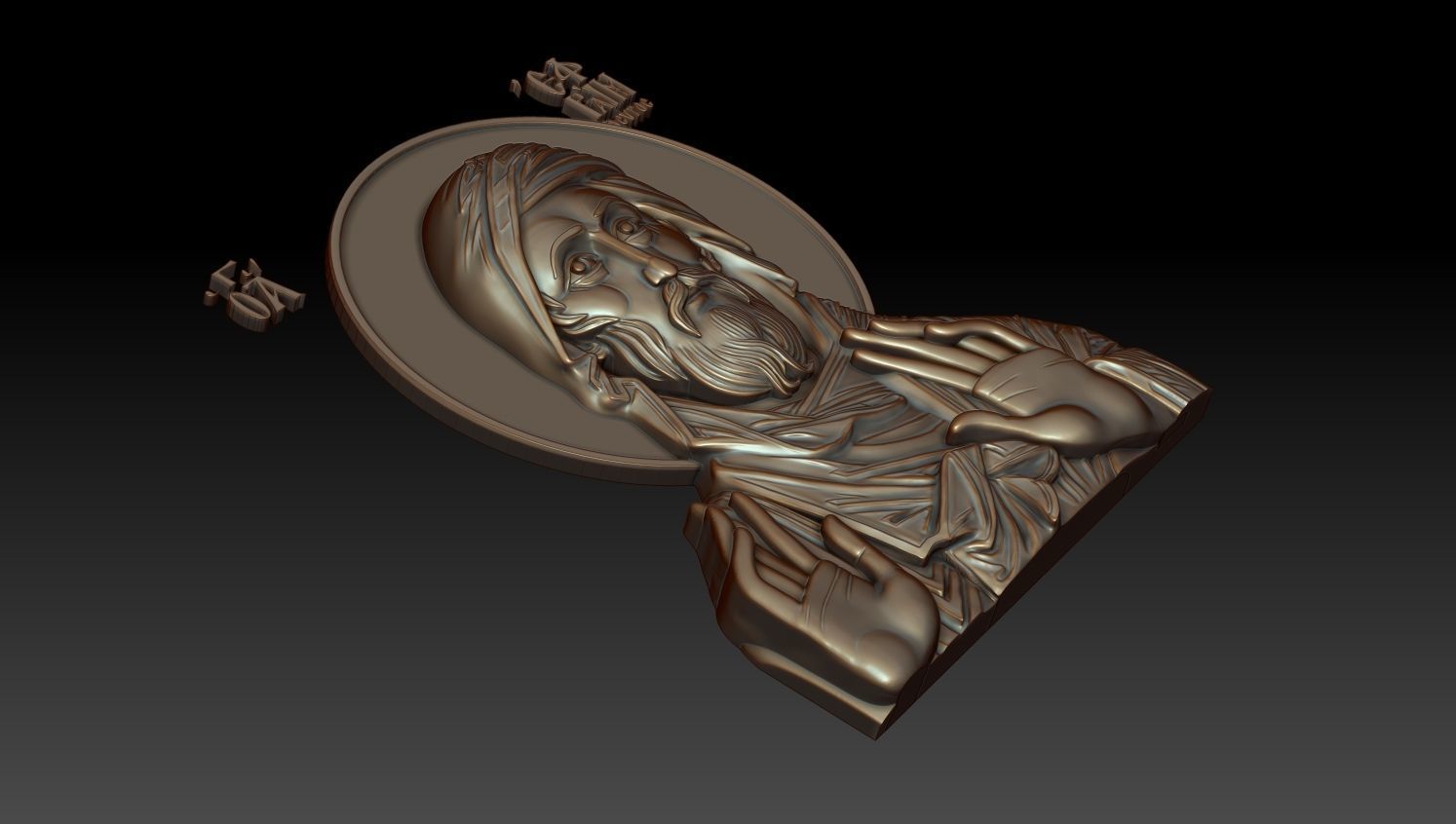 Saint Ephraim the Syrian 3D model_2