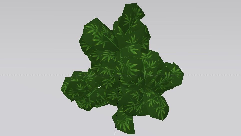 Bamboo Trees  Low-poly 3D model_7