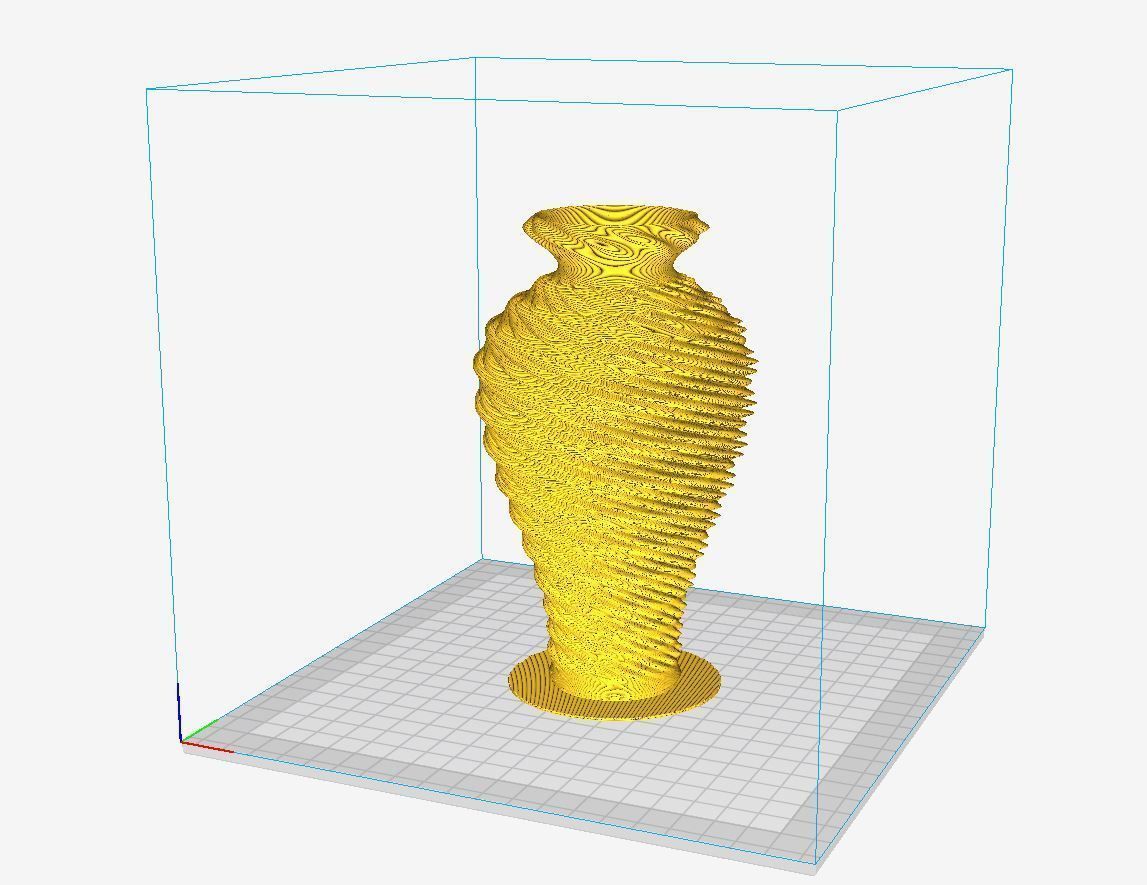 Twist Vase 3D print model_5