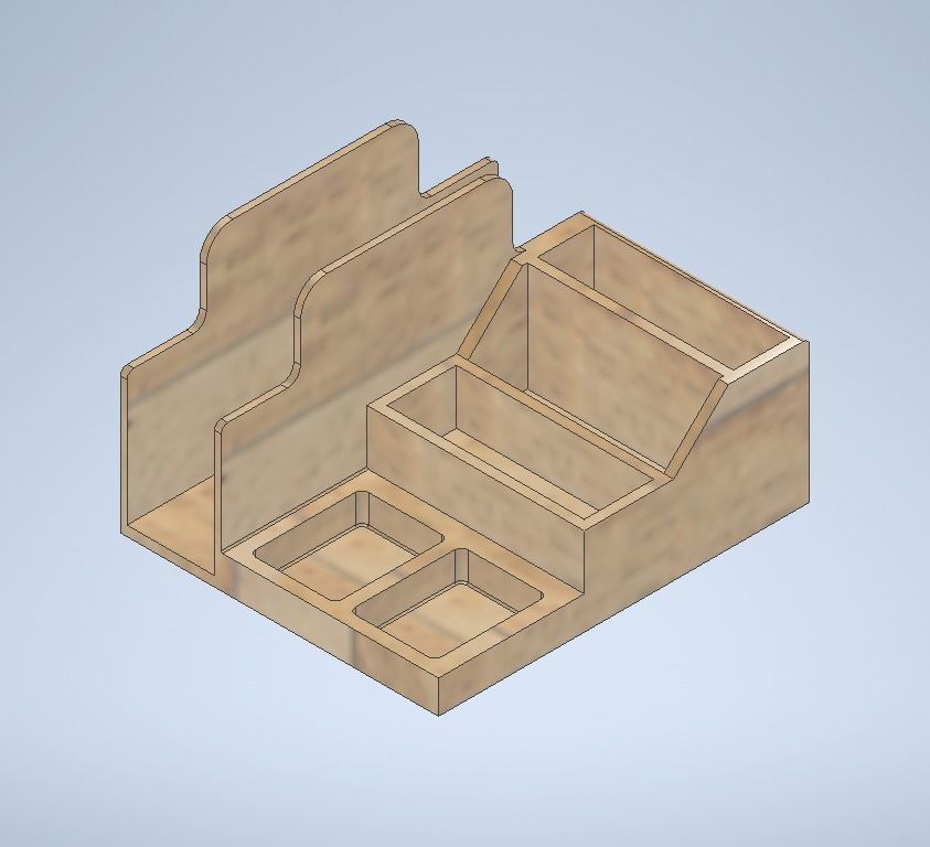 Desk Organizer 3D print model_2