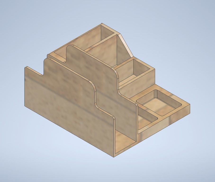 Desk Organizer 3D print model_3