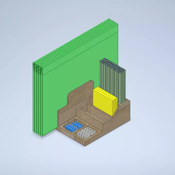 Desk Organizer 3D print model_0