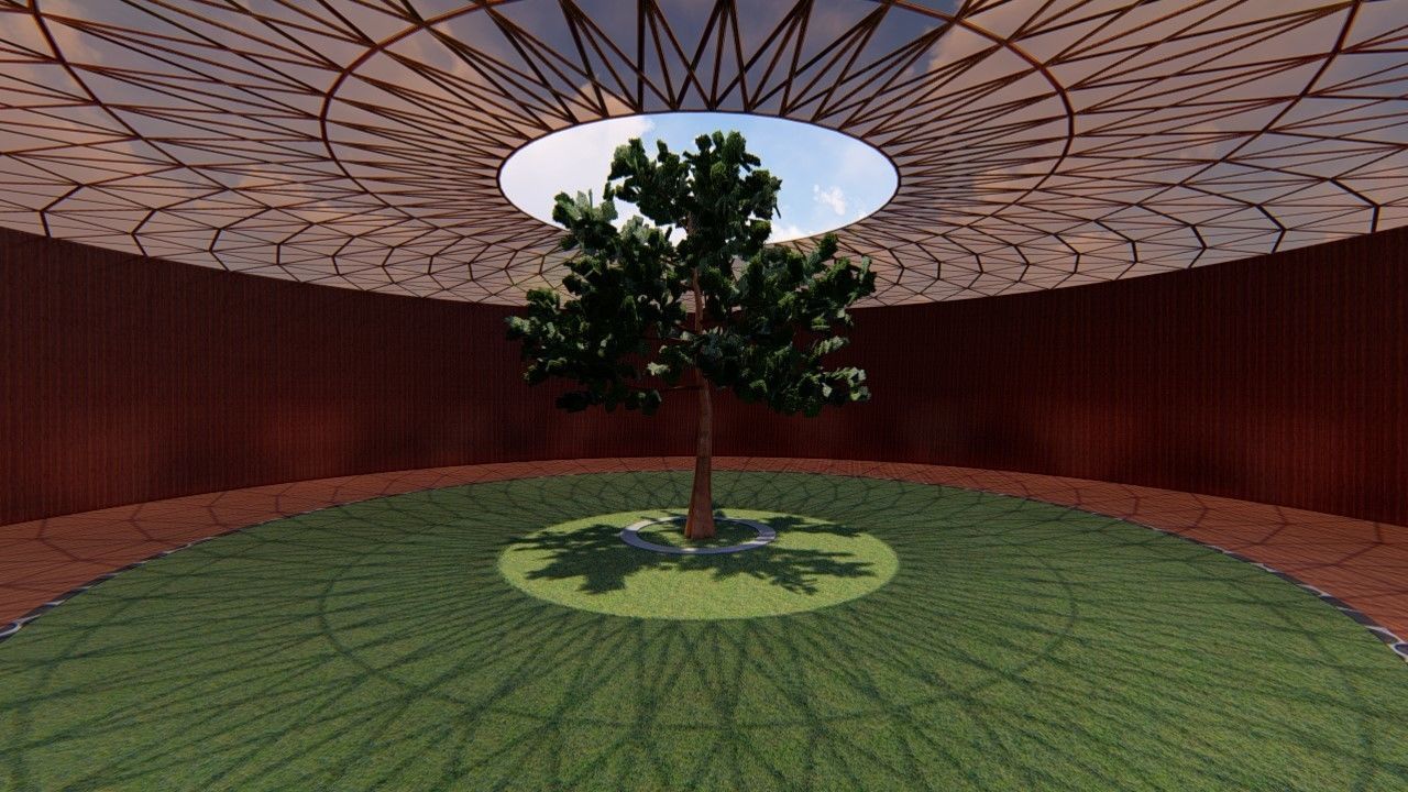 Rounded curved wall LS design version 2  3D model_10