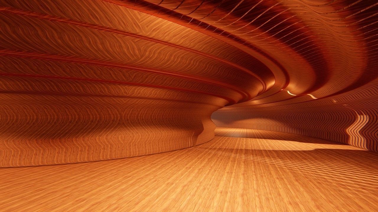 Rounded curved wall LS design version 2  3D model_19