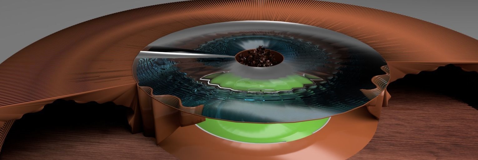 Rounded curved wall LS design version 2  3D model_18