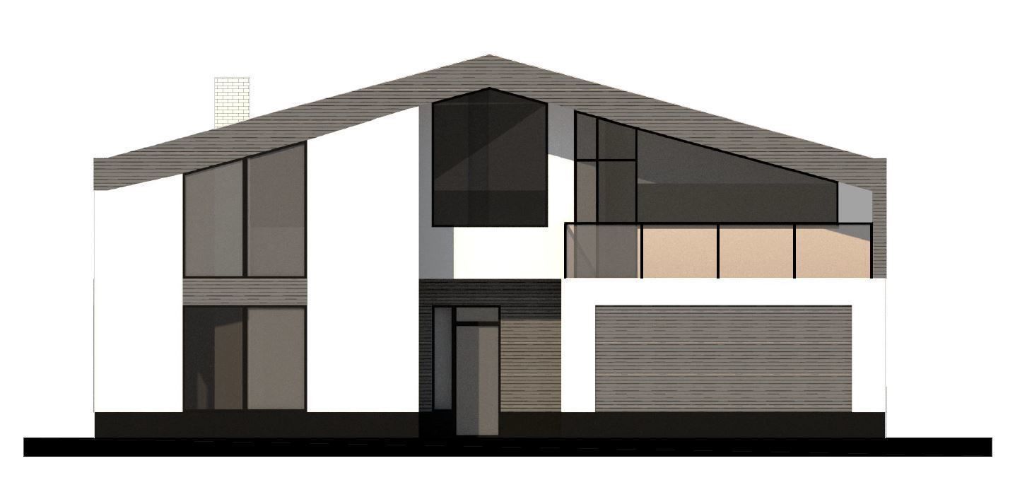 House modern on beach 3D model_11