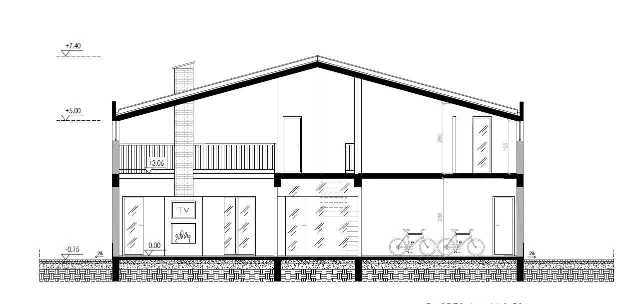 House modern on beach 3D model_8